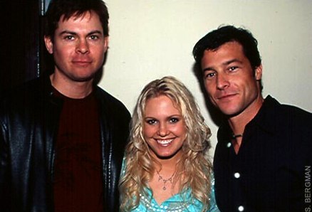 candid0129.jpg - Terri with Trent Dawson (Henry, ATWT) and Mark Collier (Mike, ATWT) at a fan club event on April 16, 2005 (Photo by Steven Bergman)