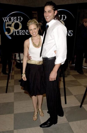 candid0156.jpg - Terri with Jordan Woolley (Nick, ATWT) at the ATWT 50th anniversary party at the Museum of Television and Radio on March 23, 2006