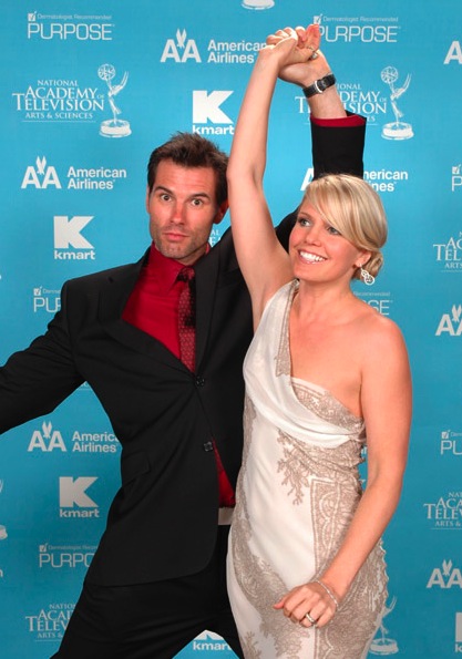 candid0201.jpg - Austin Peck (Brad, ATWT) with Terri at the 34th Annual Daytime Emmy Awards held at the Kodak Theatre on June 15, 2007 in Hollywood, California.