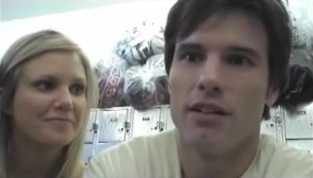 candid0245.jpg - Terri with Austin Peck in the CBS online feature "On The Road with Austin Peck"