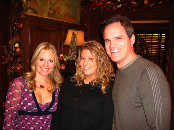 candid0307.jpg - Terri poses with Michael Park (Jack, ATWT) and a fan on the set of AS THE WORLD TURNS (thanks to Elle from http://terriconn.proboards.com for this picture)