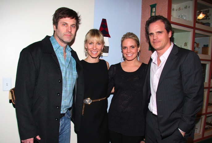 candid0316.jpg - Terri with Jon Hensley (Holden, ATWT), Kelley Menighan Hensley (Emily, ATWT) and Michael Park (Jack, ATWT) at the 4th Annual When You Wish Upon a Star charity event in March 2009 (Photo by Steven Bergman)