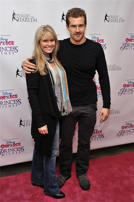 candid0497.jpg - Terri with Josh Kelly at the Disney On Ice's 'Princess Wishes' opening night at Madison Square Garden on January 21, 2011 in New York City