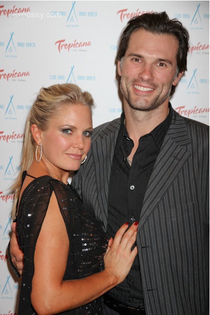 candid0560.jpg - Terri with Austin Peck at the Innovative Artists Pre-Emmy Party at Club Nikki Beach in Las Vegas on June 18, 2011