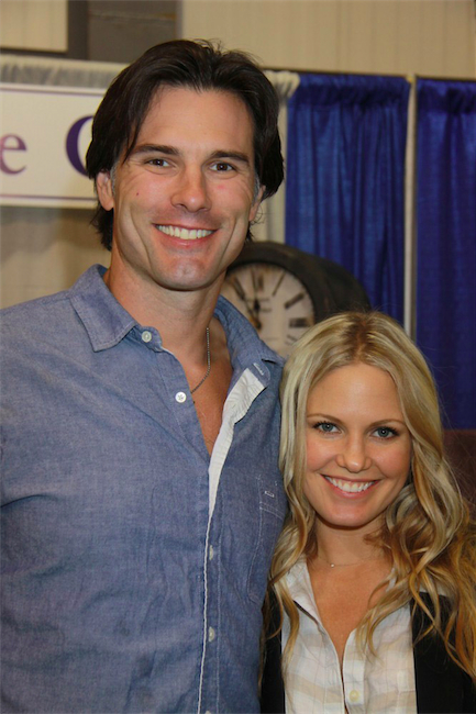 candid0598.jpg - Terri with Austin Peck at the Great Big Home Show in Waldorf, Maryland on October 16, 2011