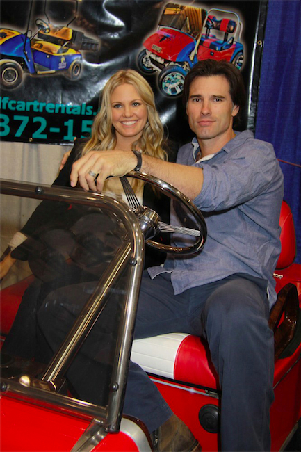 candid0603.jpg - Terri with Austin Peck at the Great Big Home Show in Waldorf, Maryland on October 16, 2011