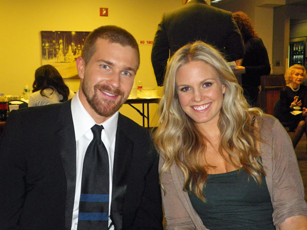 candid0606.jpg - Terri with Josh Kelly at the One Life to Live studio on November 8, 2011