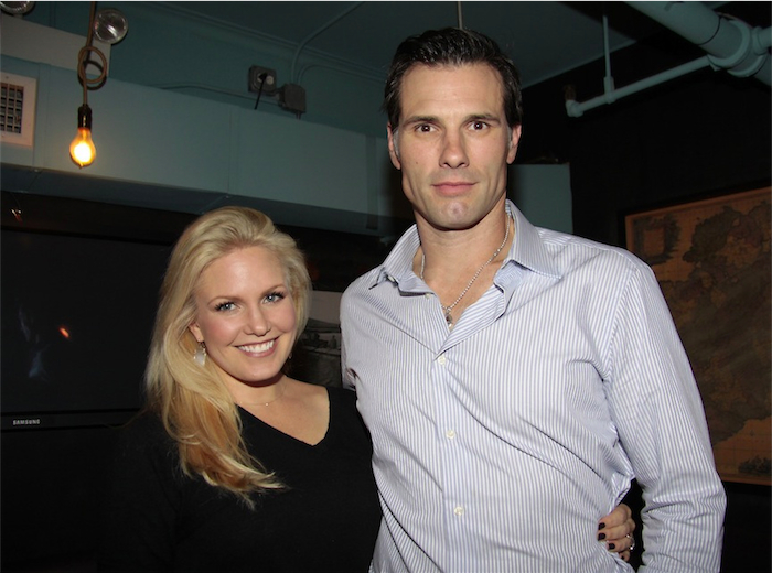 candid0712.jpg - Terri with Austin Peck at the Weight: The Series premiere party held at Galway Pub, New York City on October 8, 2014 (Photo by Sue Coflin/Max Photos)