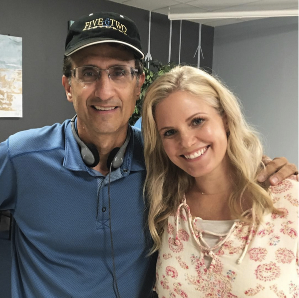 candid0757.jpg - Terri with Rich Cristiano on the set of Play The Flute in September 2017 - courtesy of Terri's Instagram page