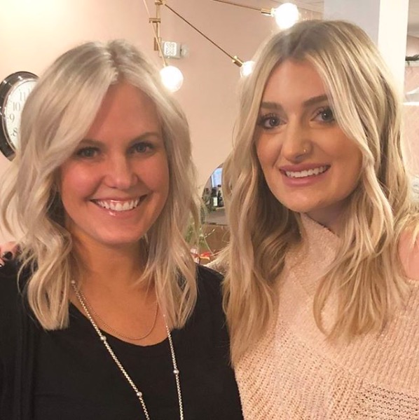 candid0792.jpg - Terri with Madison Carbrey at QVC in December 2019 - courtesy of Terri's Instagram page