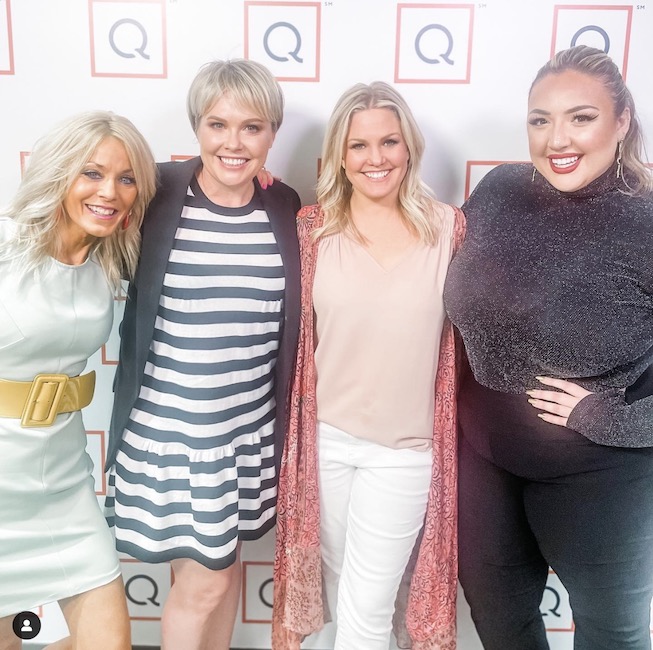 candid0811.jpg - Terri with Sophie Evans, Meghan Murray, and Caitlyn Thornton in April 2023 - courtesy of Terri's Instagram page