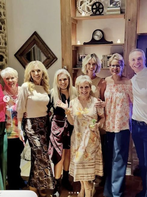 candid0850.png - Terri with friends in April 2026 - courtesy of Terri's Instagram page