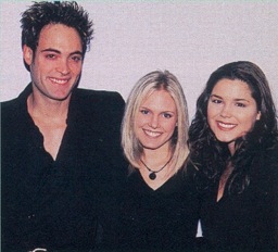 artie0002.jpg - Terri and Artie with Kristina Sisco (ex-Abigail, ATWT) at the After The Storm opening night at the New York International Independent Film and Video Festival in 2000 (Photo by Steven Bergman)