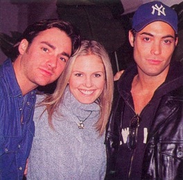 artie0003.jpg - Terri and Artie with Don Jeffcoat (ex-Joey, OLTL) at the World Trade Center Relief Fund luncheon in 2001 (Photo by Sue Coflin)