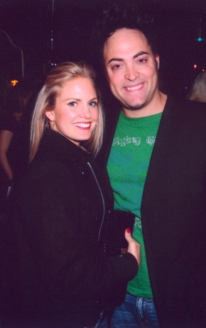 artie0053.jpg - Terri and Artie at the Red to Black Party on October 29, 2007 (Photo by Steven Bergman)