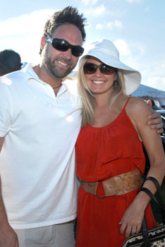 artie0059.jpg - Artie and Terri at the 2008 Mercedes-Benz Bridgehampton Polo Challenge at Blue Star Jets Field (Photograph by ©PatrickMcMullan.com)