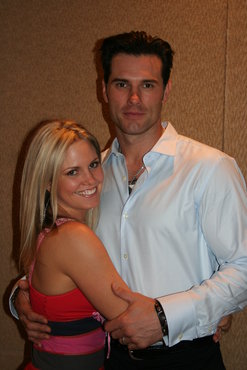 austin0101.JPG - Terri with Austin at the As The World Turns fan club luncheon held at the Marriott Marquis Hotel on April 26, 2008 (Photo by Steven Bergman)