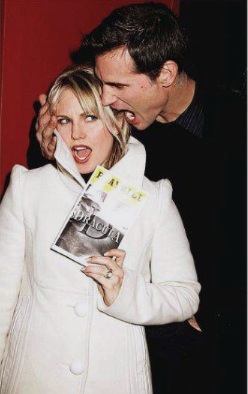austin0197.jpg - Terri with Austin at the Opening night of the Off-Broadway production of 'Dracula' at the Little Shubert Theatre in New York City on January 5, 2011