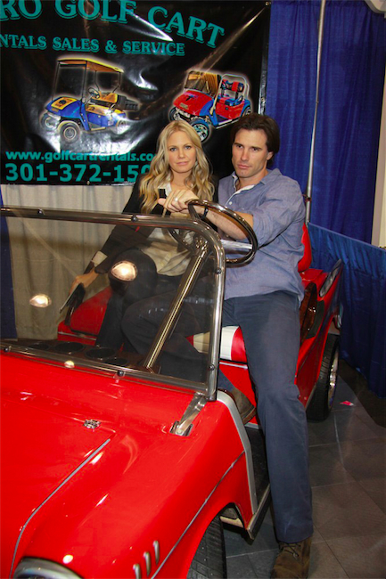austin0276.jpg - Terri with Austin at the Great Big Home Show in Waldorf, Maryland on October 16, 2011