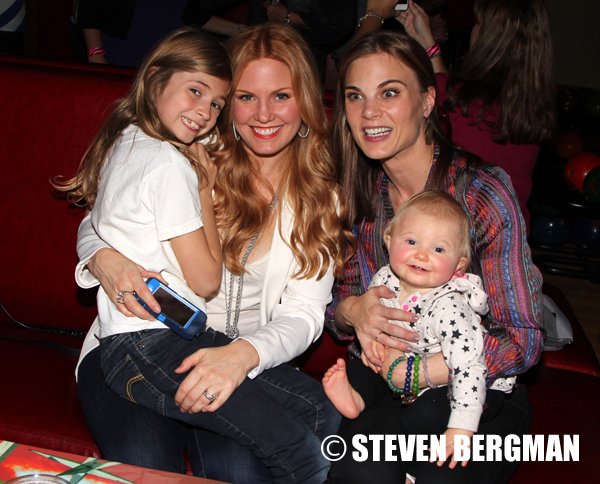 children0054.jpg - Terri with Keira, Julia, and Gina Tognoni at the 10th Annual "Daytime Stars & Strikes" Charity Bowling Event held at Bowlmor Lanes on October 13, 2013 (Photo by Steven Bergman)